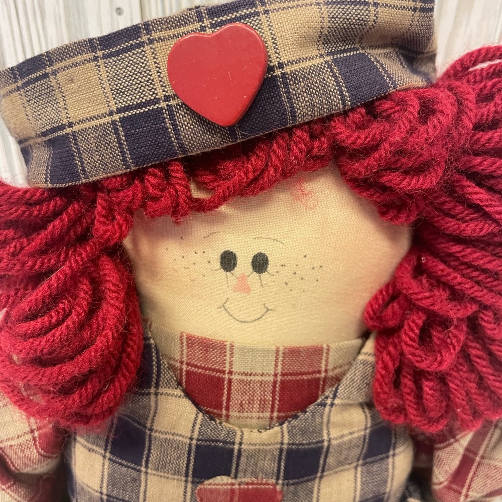Handmade Primitive Cloth Rag Doll - Picture 2 of 3